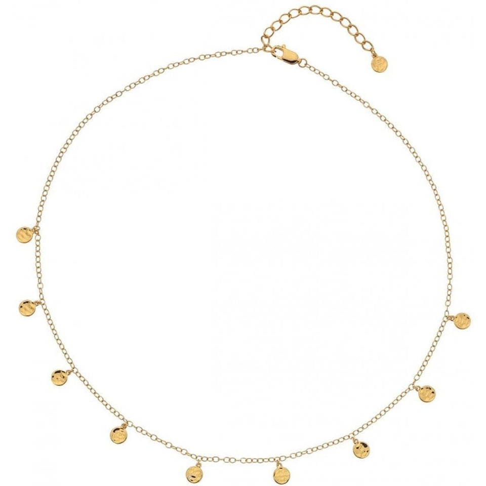Hot Diamonds Golden Edit 18ct Gold Plated  Lunar Necklace