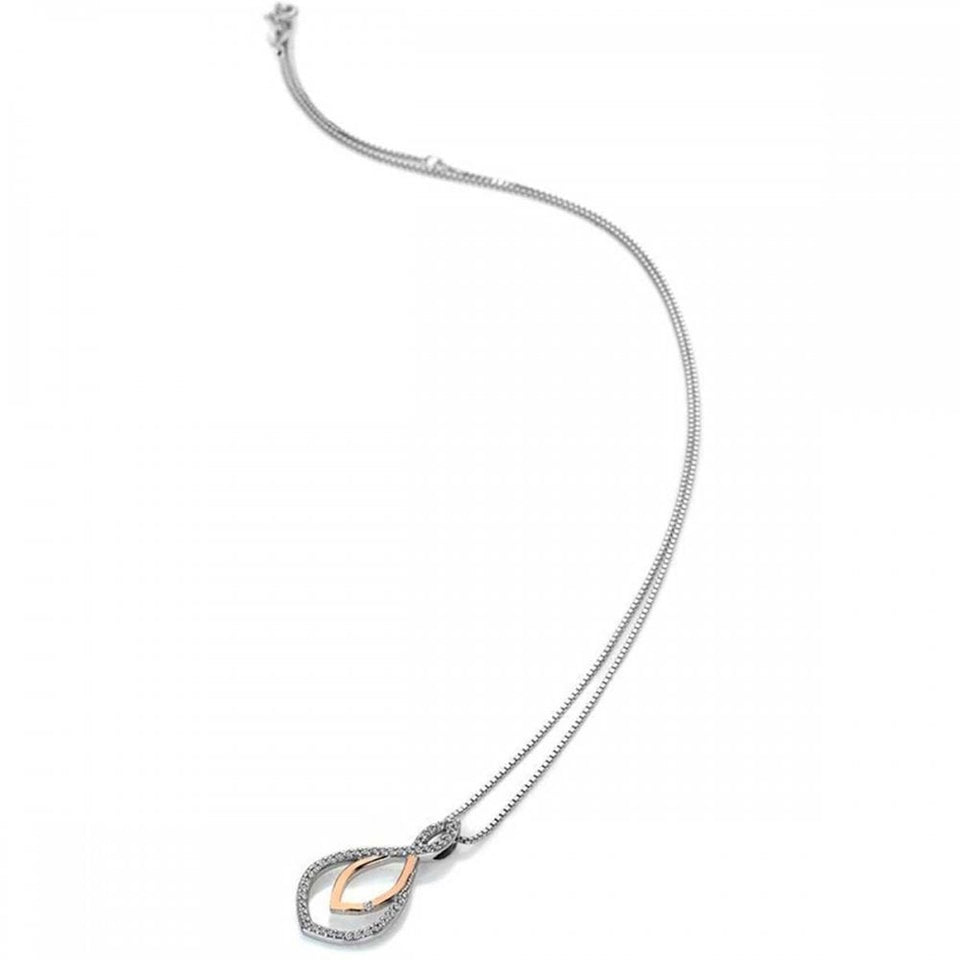 Hot Diamonds Harmony Two Tone Topaz Necklace