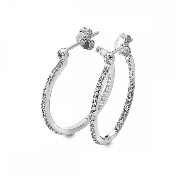 Hot Diamonds Hoops Topaz Earrings