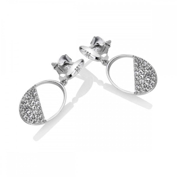 Hot Diamonds Horizon Topaz Oval Drop Earrings