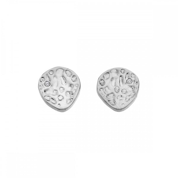Hot Diamonds Ladies Marble Sterling Silver Stud Earrings