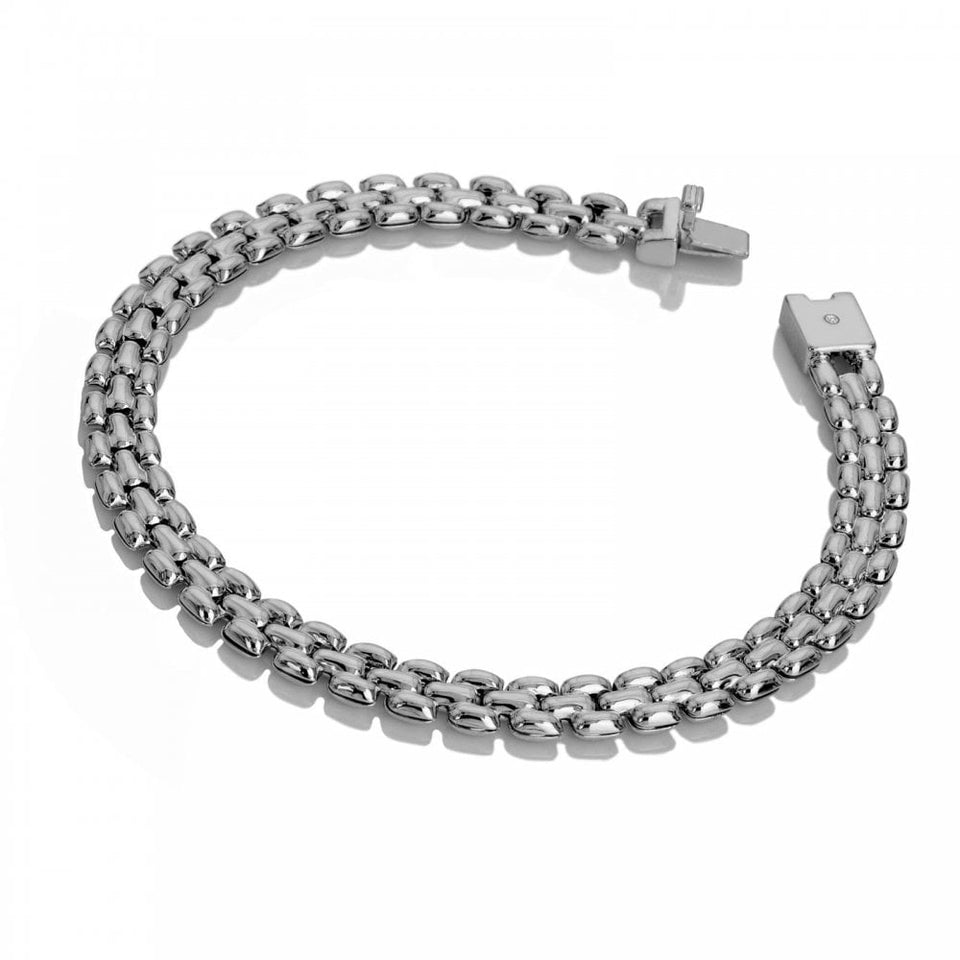 Hot Diamonds Ladies Woven Interlinked Chain Bracelet