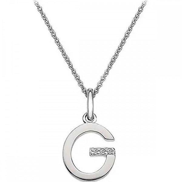 Hot Diamonds Love Letters Micro 'G' Necklace