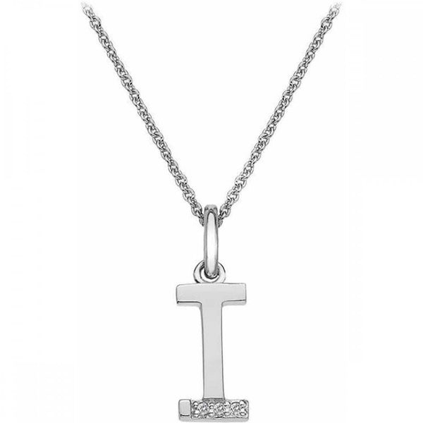 Hot Diamonds Love Letters Micro 'I' Necklace