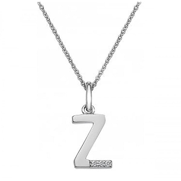 Hot Diamonds Love Letters Micro 'Z' Necklace