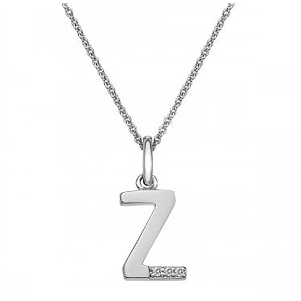 Hot Diamonds Love Letters Micro 'Z' Necklace