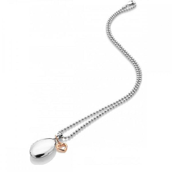 Hot Diamonds Memories Rose Gold Plated Drop Heart Locket
