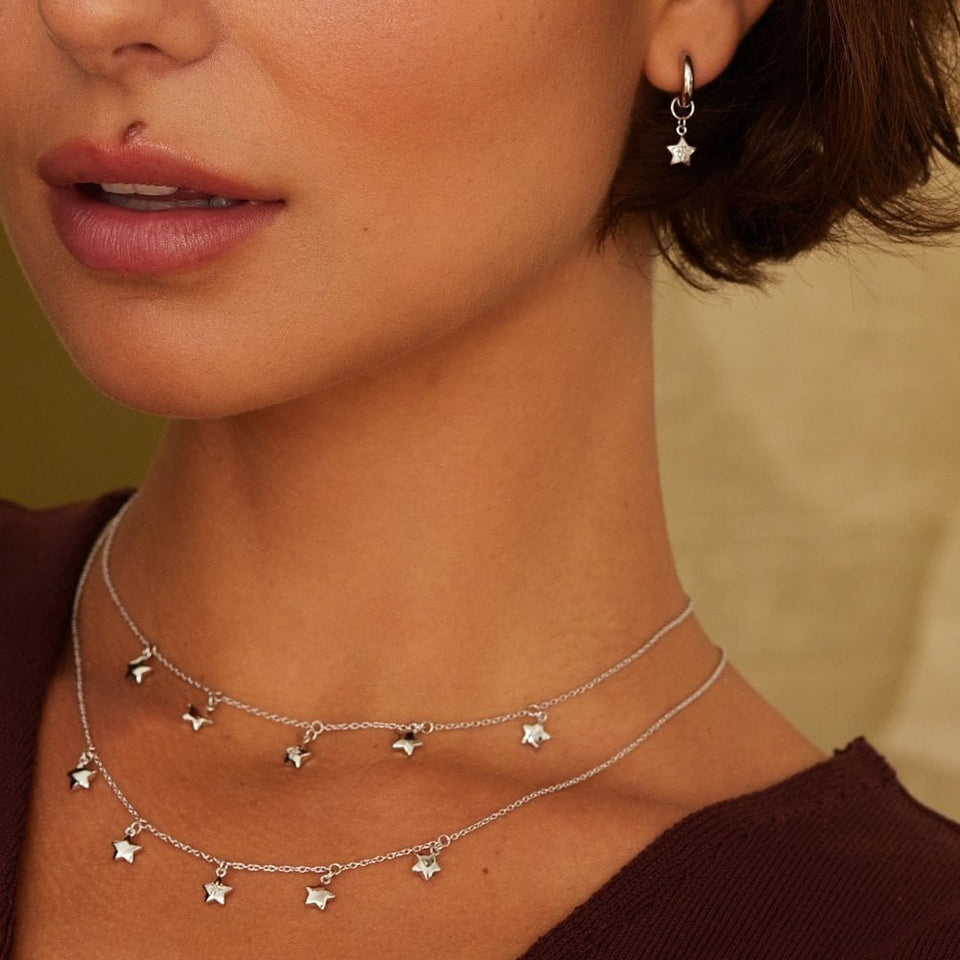 Hot Diamonds Most Loved Multi Little Star Choker