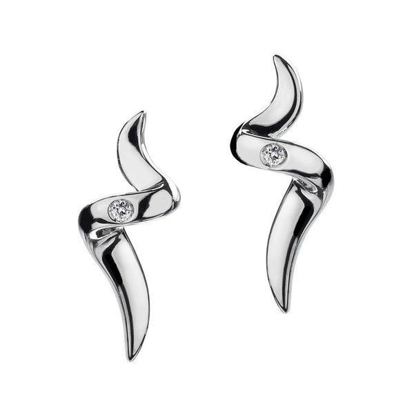 Hot Diamonds Most Loved Sensual Spiral Earrings