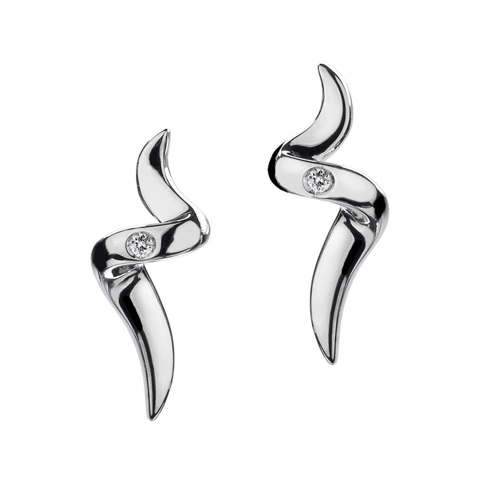 Hot Diamonds Most Loved Sensual Spiral Earrings