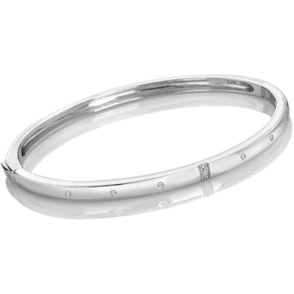 Hot Diamonds Much Loved Stone Set Topaz Slim Bangle