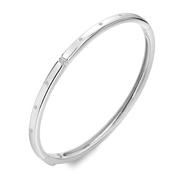 Hot Diamonds Much Loved Stone Set Topaz Slim Bangle