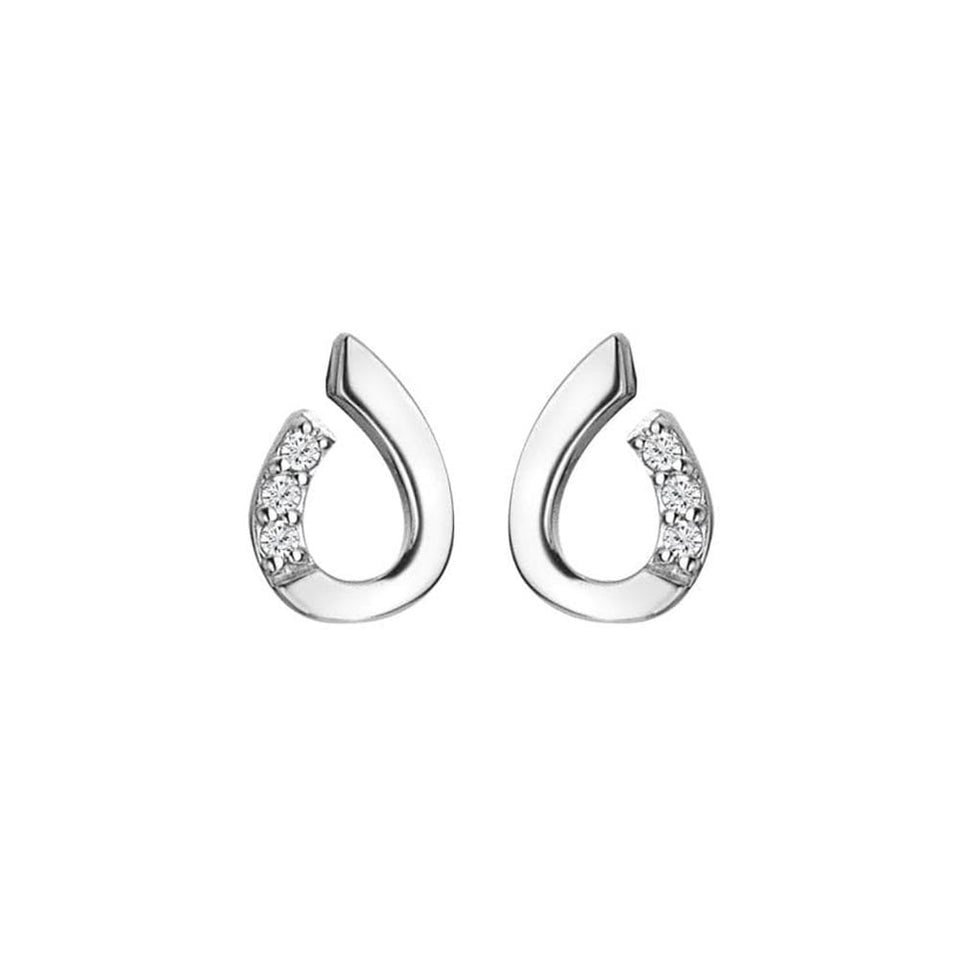 Hot Diamonds Much Loved Teardrop Stud Earrings