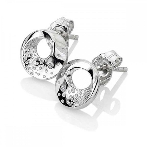 Hot Diamonds Quest Open Circle Multi Stone Set Stud Earrings
