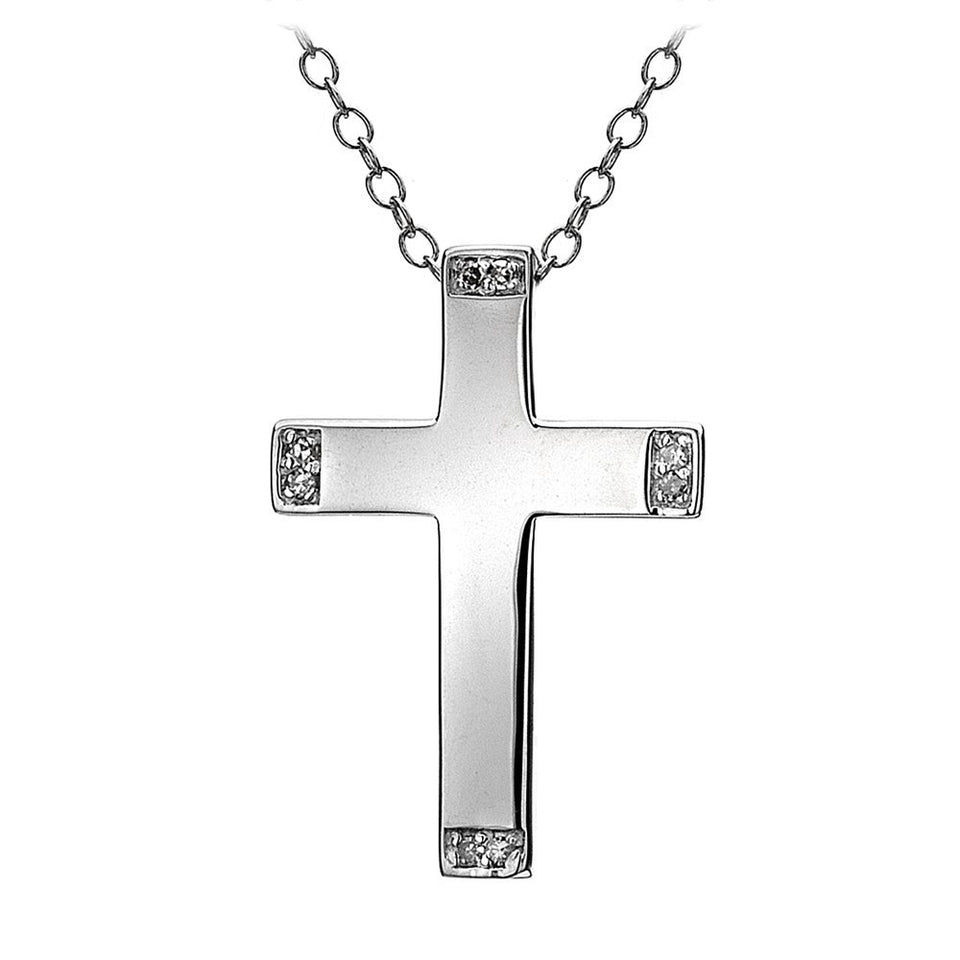 Hot Diamonds Simply Sparkle Cross Necklace
