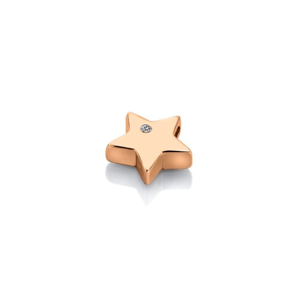 Hot Diamonds Storyteller Rose Plated Star Icon Pendant Charm