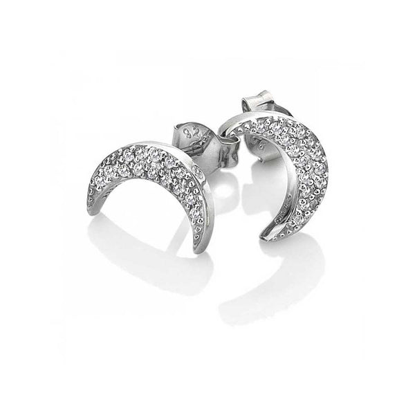 Hot Diamonds Striking Crescent Topaz Stud Earrings