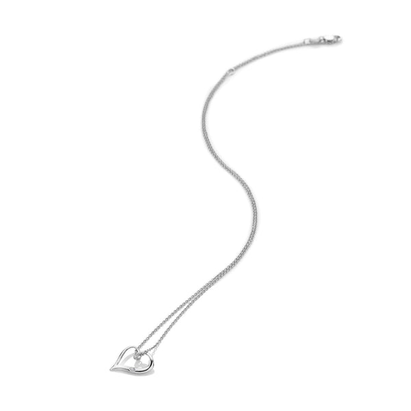 Hot Diamonds Summer Hearts Sterling Silver Stone Set Necklace