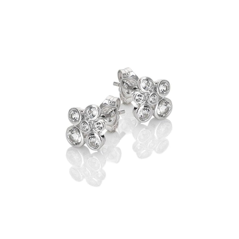 Hot Diamonds Tender Clustered Topaz Stud Earrings