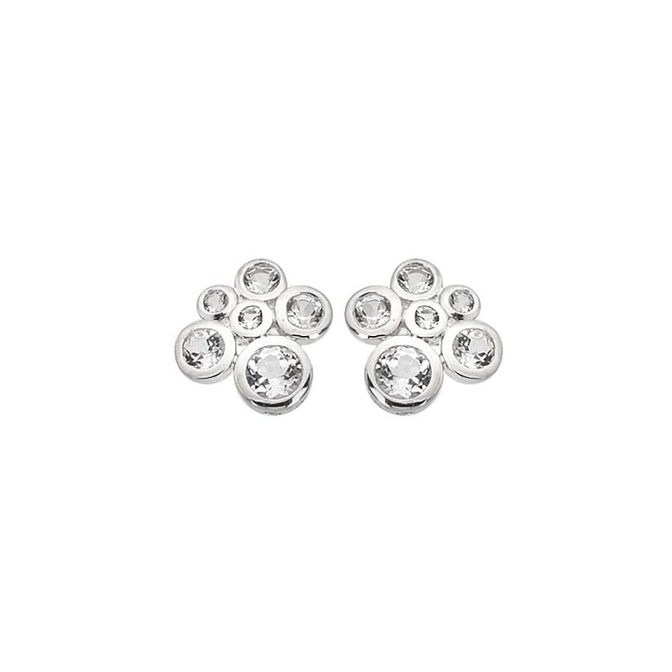 Hot Diamonds Tender Clustered Topaz Stud Earrings