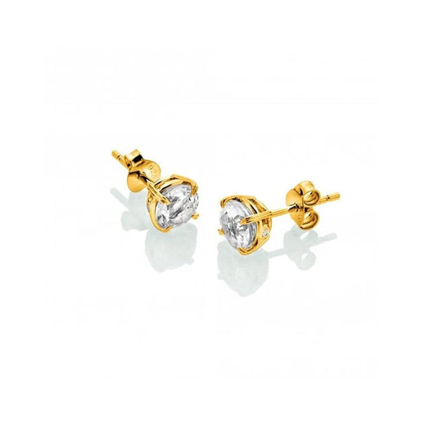 Hot Diamonds Tender Gold Plated Solitaire Stud Earrings