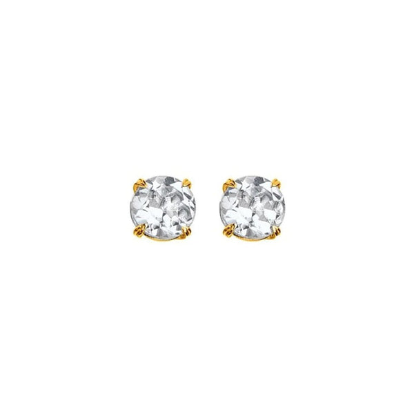 Hot Diamonds Tender Gold Plated Solitaire Stud Earrings