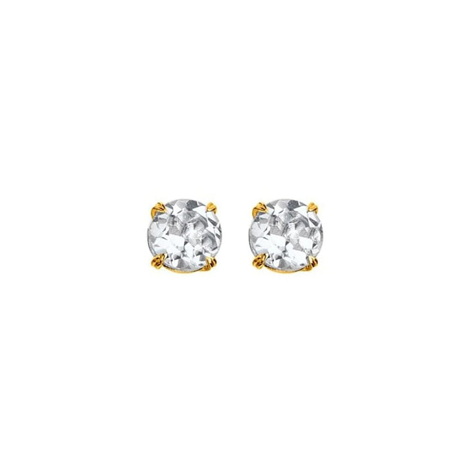 Hot Diamonds Tender Gold Plated Solitaire Stud Earrings