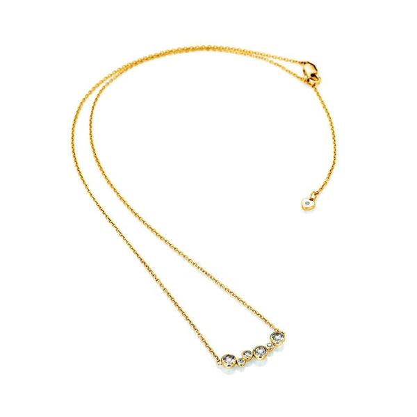 Hot Diamonds Tender Gold Plated Topaz Necklace