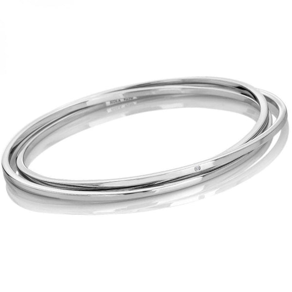 Hot Diamonds Trio Multi Stacked Interlocking Bangle