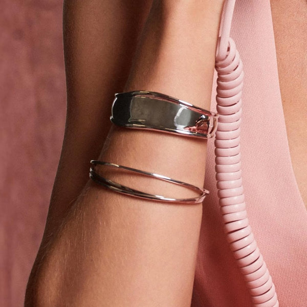 Hot Diamonds Trio Multi Stacked Interlocking Bangle