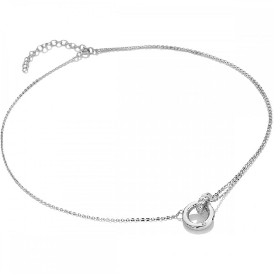Hot Diamonds Willow Interlocked Rope Necklace