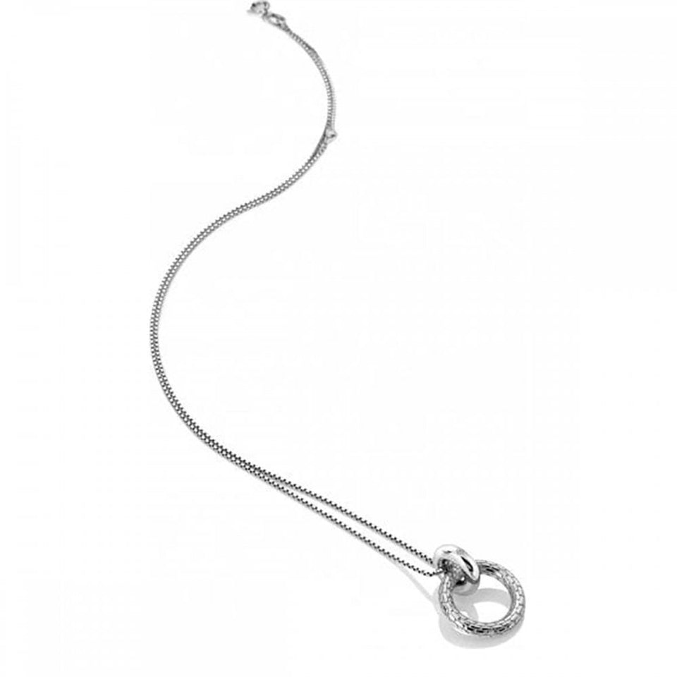 Hot Diamonds Woven Open Circle Necklace