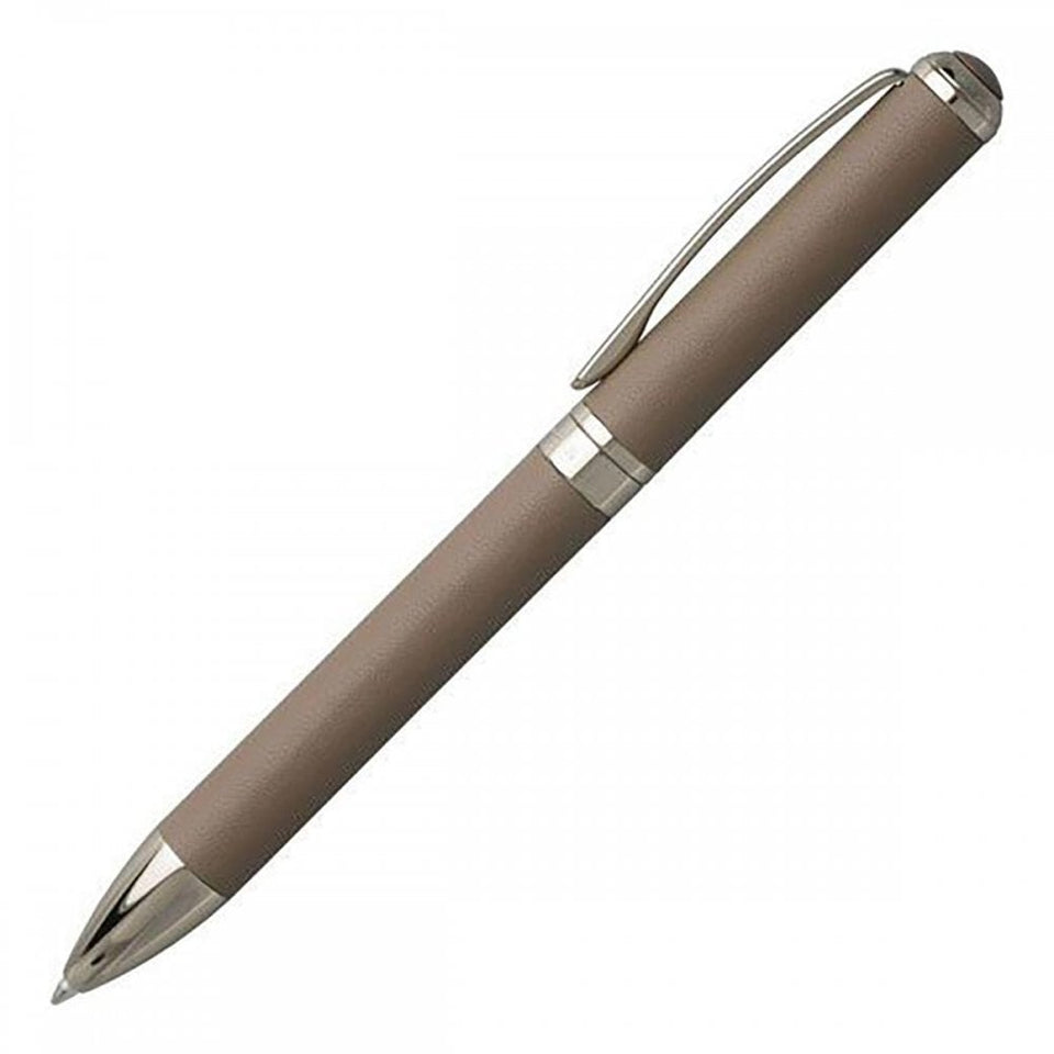 Hugo Boss Ladies Taupe Leather Pen, Pouch & Keyring Giftset