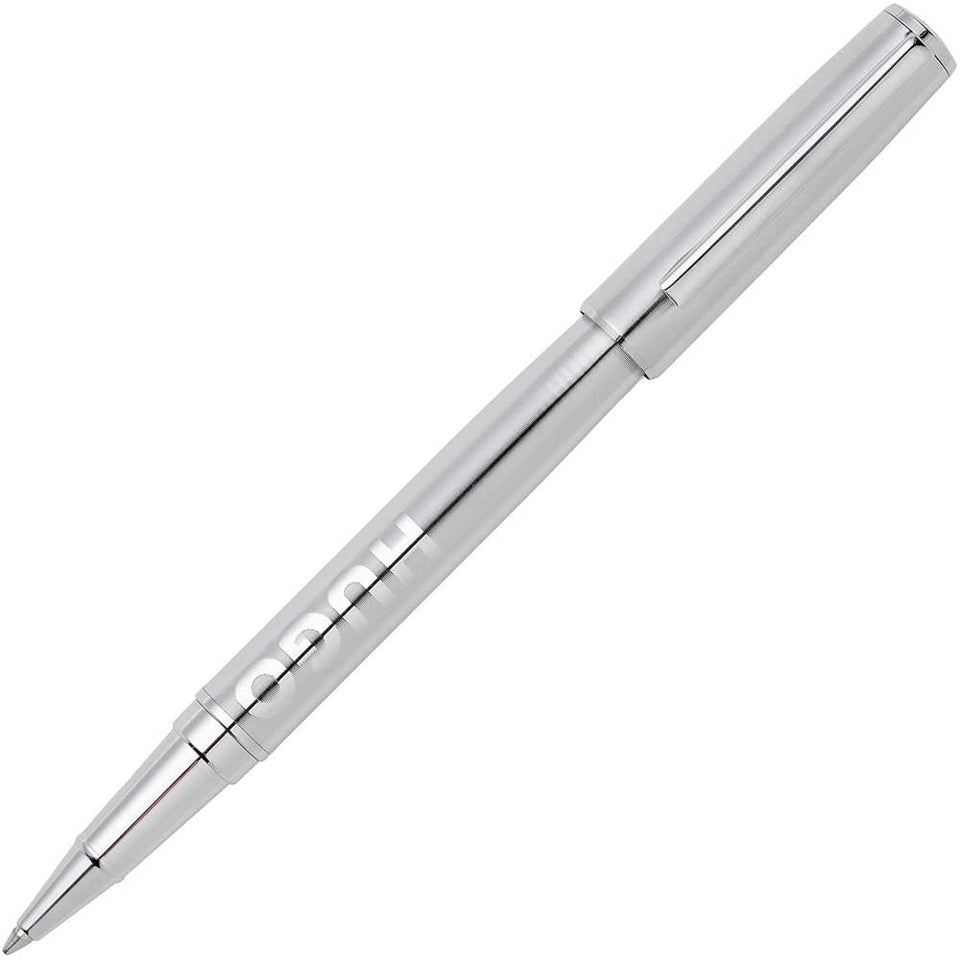 Hugo Boss Silver Chrome Rollerball Pen
