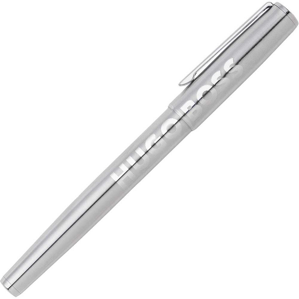 Hugo Boss Silver Chrome Rollerball Pen