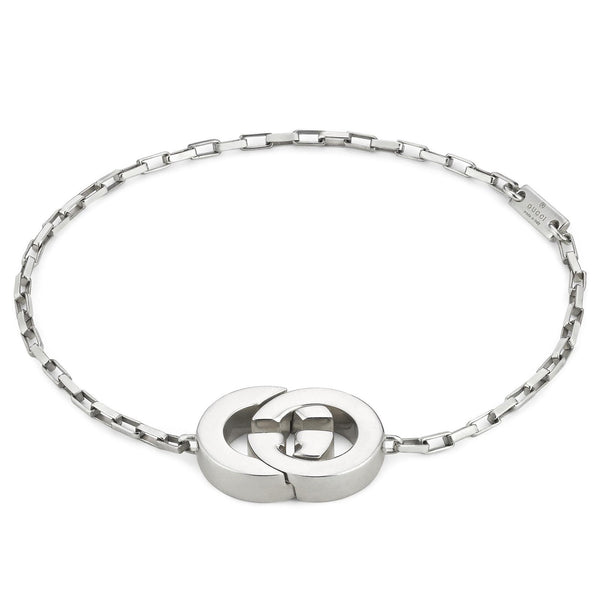 Gucci Interlocking G Connector Clasp Bracelet