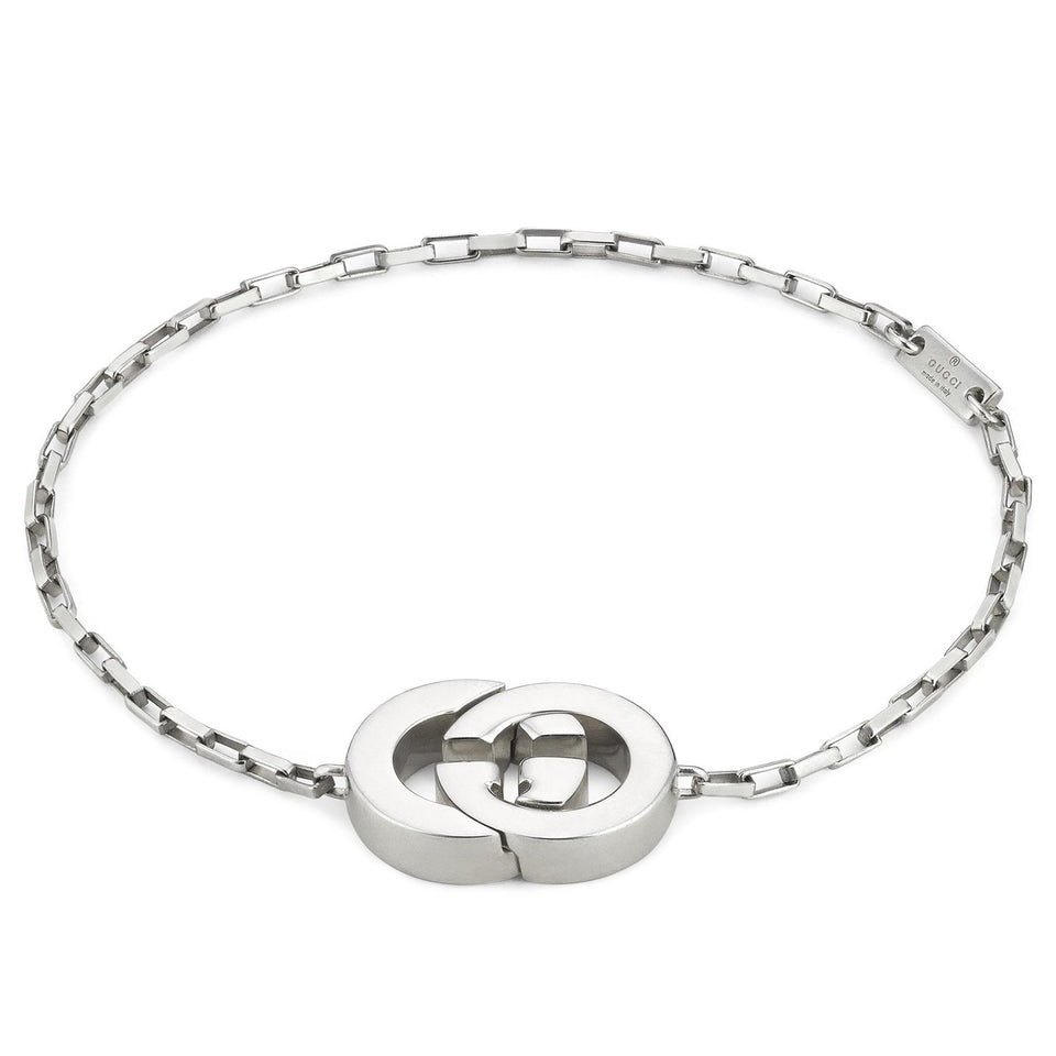 Gucci Interlocking G Connector Clasp Bracelet