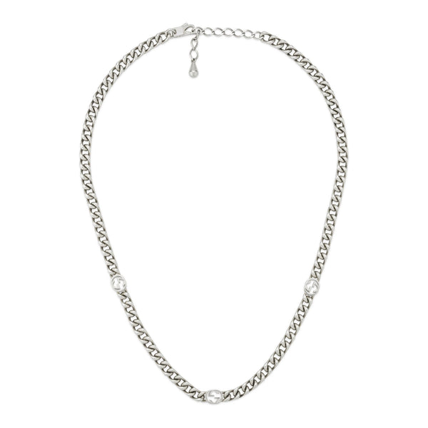 Gucci Interlocking G Sterling Silver Chain