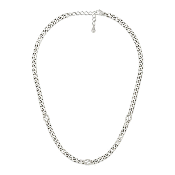 Gucci Interlocking G Sterling Silver Chain