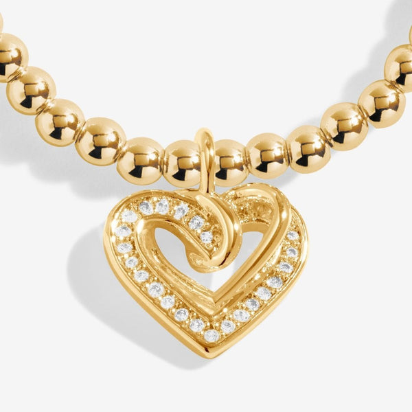 Joma Jewellery A Litle 'Forever Thankful You're My Friend' Bracelet in Gold Plating