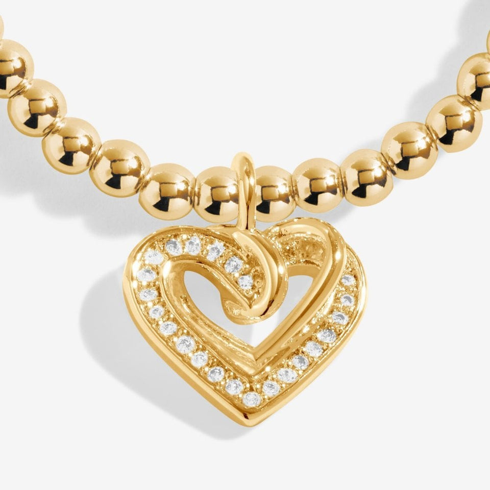 Joma Jewellery A Litle 'Forever Thankful You're My Friend' Bracelet in Gold Plating