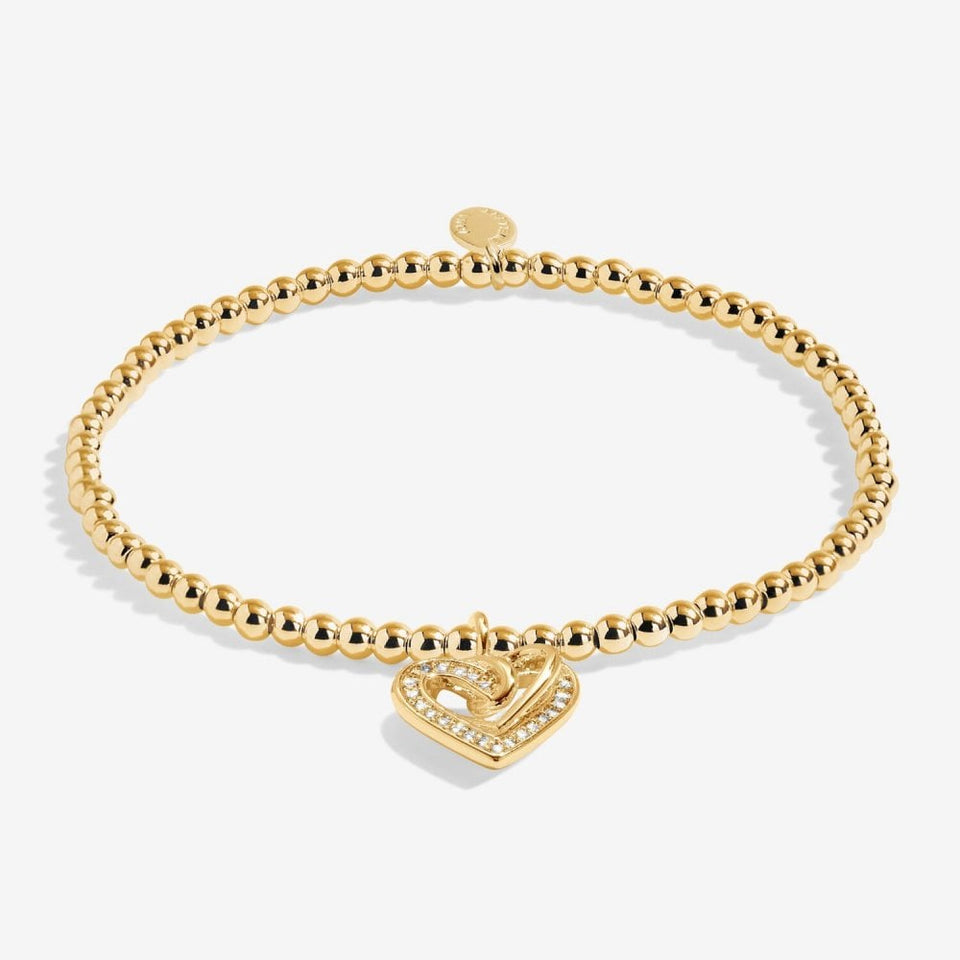 Joma Jewellery A Litle 'Forever Thankful You're My Friend' Bracelet in Gold Plating