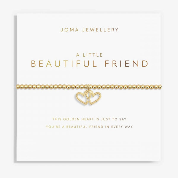 Joma Jewellery A Little A Little 'Gold Beautiful Friend' Bracelet 'Gold Beautiful Friend' Bracelet