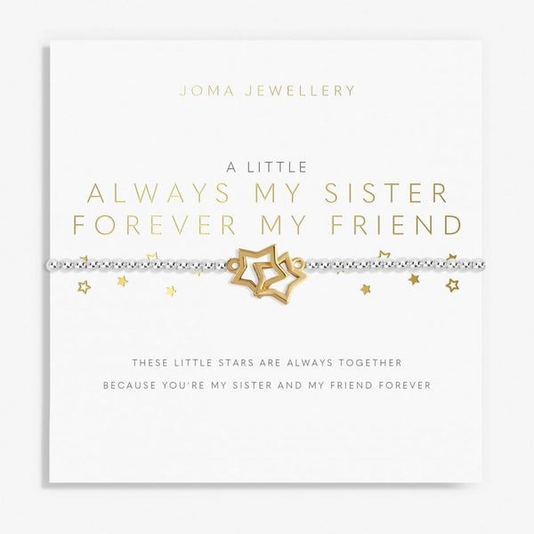 Joma Jewellery A Little 'Always My Sister, Forever My Friend' Bracelet