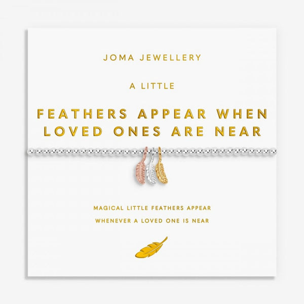 Joma Jewellery A Little Charmed Moments 'Feathers Appear When Loved Ones Are Near' Bracelet