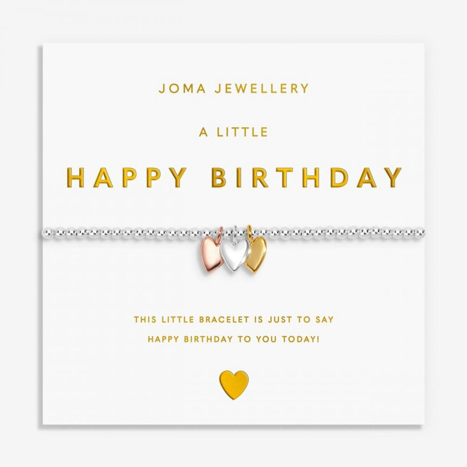 Joma Jewellery A Little Charmed Moments 'Happy Birthday' Bracelet