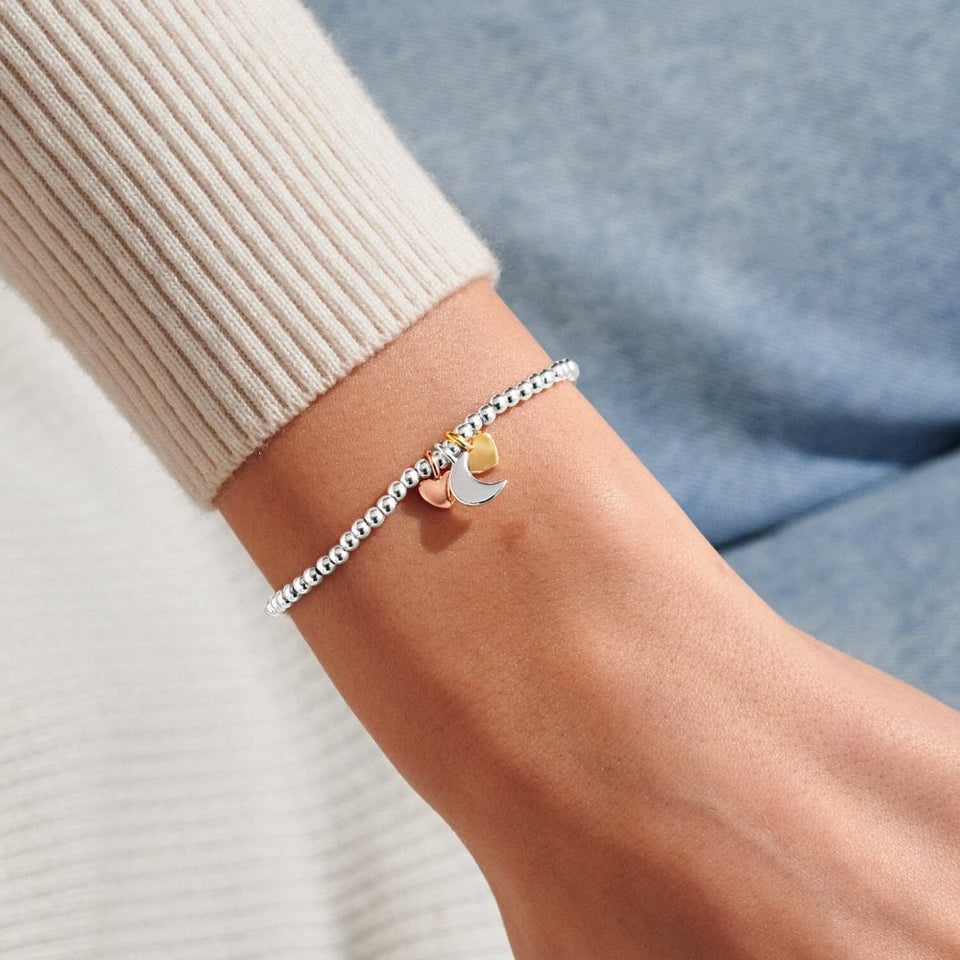 Joma Jewellery A Little Charmed Moments 'Love You To The Moon And Back' Bracelet