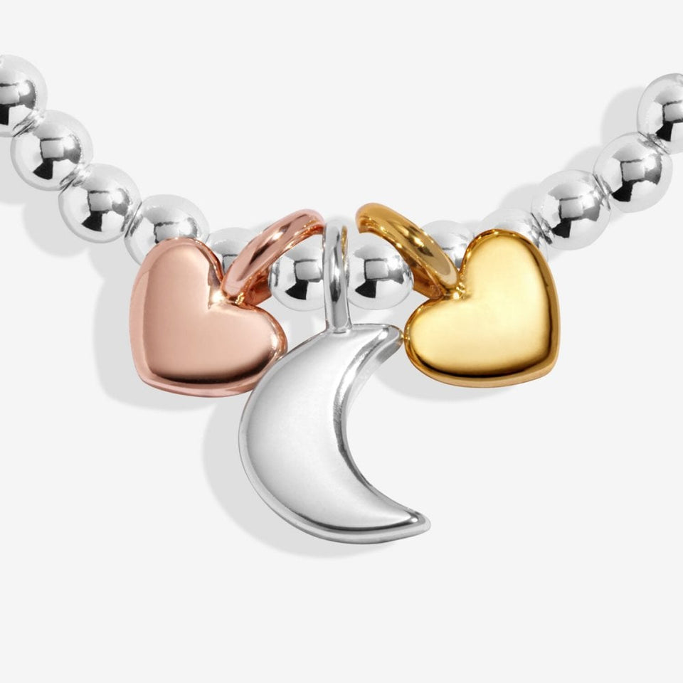 Joma Jewellery A Little Charmed Moments 'Love You To The Moon And Back' Bracelet