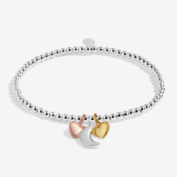 Joma Jewellery A Little Charmed Moments 'Love You To The Moon And Back' Bracelet