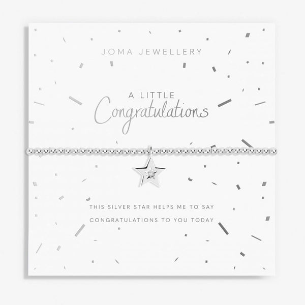 Joma Jewellery A Little 'Congratulations' Bracelet